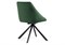Стул на металлокаркасе Окленд крутящийся темно-зеленый / черный - комплект из 2 шт 551066-mwdvl - фото 2611447