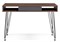 Письменный стол Хиргра 120х60х77 дуб табачный / графит / черный 553803-mwdvl