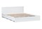 Двуспальная кровать Адайн 160х200 белое дерево / белое дерево 507382-mwdvl - фото 2612827