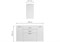 Комод Ливерпуль белый / ясень ваниль 357754-mwdvl