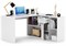 Письменный стол Лайт 03.245F белый гладкий 101 318820-mwdvl