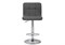 Барный стул Paskal gray / chrome - комплект из 2 шт 15499-mwdvl
