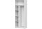 Шкаф Сантори белый тексктурный 536245-mwdvl