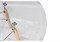 Стеклянный стол PT-151 80х76 clear glass / wood 15486-mwdvl - фото 2614332