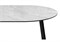 Стеклянный стол Алингсос 100(140)х100х76 белый мрамор / черный 532387-mwdvl - фото 2614413
