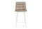 Полубарный стул Чилли К бежевый / белый - комплект из 2 шт 502078-mwdvl