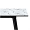Стеклянный стол Агни 110(140)х68х76 мрамор белый / черный матовый 528558-mwdvl - фото 2615138