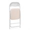 Стул на металлокаркасе Fold 1 складной beige / white - комплект из 4 шт 15479-mwdvl
