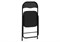 Стул на металлокаркасе Fold 1 складной black / black - комплект из 6 шт 15477-mwdvl