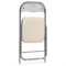 Стул на металлокаркасе Fold 1 складной beige / chrome - комплект из 6 шт 15481-mwdvl