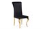 Стул на металлокаркасе Lund black / gold - комплект из 2 шт 15383-mwdvl - фото 2616695