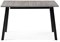 Стол раскладной Колон Лофт 120(160)х75х75 25 мм бетон / матовый черный 489608-mwdvl - фото 2618264