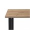 Стол Лота Лофт 140х80х75 25 мм дуб вотан / матовый черный 489611-mwdvl - фото 2618283