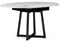 Деревянный стол Регна 100(130)х100х75 черный / белый 504217-mwdvl