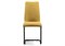 Стул на металлокаркасе Лулла горчичный / черный - комплект из 2 шт 504191-mwdvl