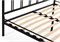 Полутораспальная кровать Рейк 140х200 черная 403025-mwdvl - фото 2619040