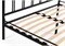 Двуспальная кровать Рейк 160х200 черная 403027-mwdvl - фото 2619062