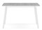 Стол раскладной Колон Лофт 120(160)х75х75 25 мм бетон / белый матовый 489645-mwdvl - фото 2620234