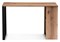 Письменный стол Битти Лофт 116х60х75 дуб делано темный / черный матовый 489671-mwdvl