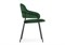Стул на металлокаркасе Инклес темно-зеленый / черный глянец - комплект из 2 шт 483854-mwdvl