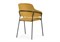 Стул на металлокаркасе Инклес желтый / черный глянец - комплект из 2 шт 483856-mwdvl - фото 2621557