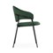 Стул на металлокаркасе Рансол темно-зеленый / черный глянец - комплект из 2 шт 483861-mwdvl - фото 2621597
