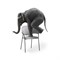 Стул на металлокаркасе Рансол серый / черный глянец - комплект из 2 шт 483862-mwdvl - фото 2621605