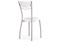 Стул на металлокаркасе Goki с мягкой спинкой белый полимер / светлый мусс - комплект из 4 шт 453992-mwdvl - фото 2621755