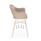 Стул на металлокаркасе Апри микровелюр 05 / бежевый глянец 464180-mwdvl - фото 2622472