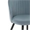 Стул на металлокаркасе Gabi 1 light blue / black - комплект из 4 шт 15109-mwdvl - фото 2623394