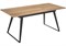 Стол Кхал 140(180)х80х78 галифакс графит / натуральный 462078-mwdvl - фото 2623776