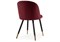 Стул на металлокаркасе Gabi wine red / black - комплект из 4 шт 15087-mwdvl
