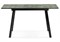 Стеклянный стол Агни 110 королевский мрамор / черный матовый 453136-mwdvl - фото 2624853