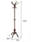 Вешалка напольная В 12Н темно-коричневый 4607130884546-msMBLK