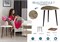 Стол журнальный BeautyStyle 7 дуб крымский состаренный/венге 4610151410250-msMBLK