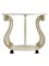 Стол журнальный Грация (С) на колесах слоновая кость/золото 4610151416283-msMBLK