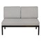 Диван-скамья Массив мягкая ткань серый, каркас венге 4610151417082-msMBLK