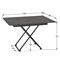 Стол универсальный трансформируемый АНДРЭ Loft ЛДСП терраццо/чёрный 2000000039527-msMBLK