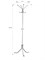 Вешалка напольная Пико 3 белый 4610151419444-msMBLK