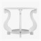 Стол журнальный Овация (М) ЛАЙТ белый 4610151419994-msMBLK