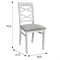 Стул Араго белый, генезис стиль 4630216192525-msMBLK