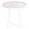 Столик журнальный SHT-CT42 белый муар 4690654033071-msMBLK - фото 2642073