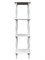 Этажерка П 8 белый 4607130113424-msMBLK