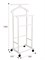 Вешалка костюмная на колесах В 22Н белый 4607130115107-msMBLK