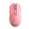 Dareu Мышь игровая беспроводная Dareu EM901 Pink (розовый), DPI 600-10000, подсветка RGB, подключение: проводное+2.4GHz, размер 125x67x39мм EM901 Pink-mrv1 - фото 3039031