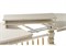 Деревянный стол Кантри крем с золотой патиной 615214-mwdvl - фото 3097733