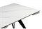 Керамический стол Дарвин 140(200)х80 белый мрамор snow white / черный 612179-mwdvl - фото 3097884