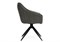 Стул на металлокаркасе Kansas gray / graphite gray / black - комплект из 2 шт 15834-mwdvl