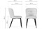 Стул на металлокаркасе Kilian dark gray / black - комплект из 4 шт 15846-mwdvl - фото 3098475