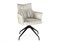 Стул на металлокаркасе Kaser 360 крутящийся ivory / black - комплект из 2 шт 15842-mwdvl - фото 3098491